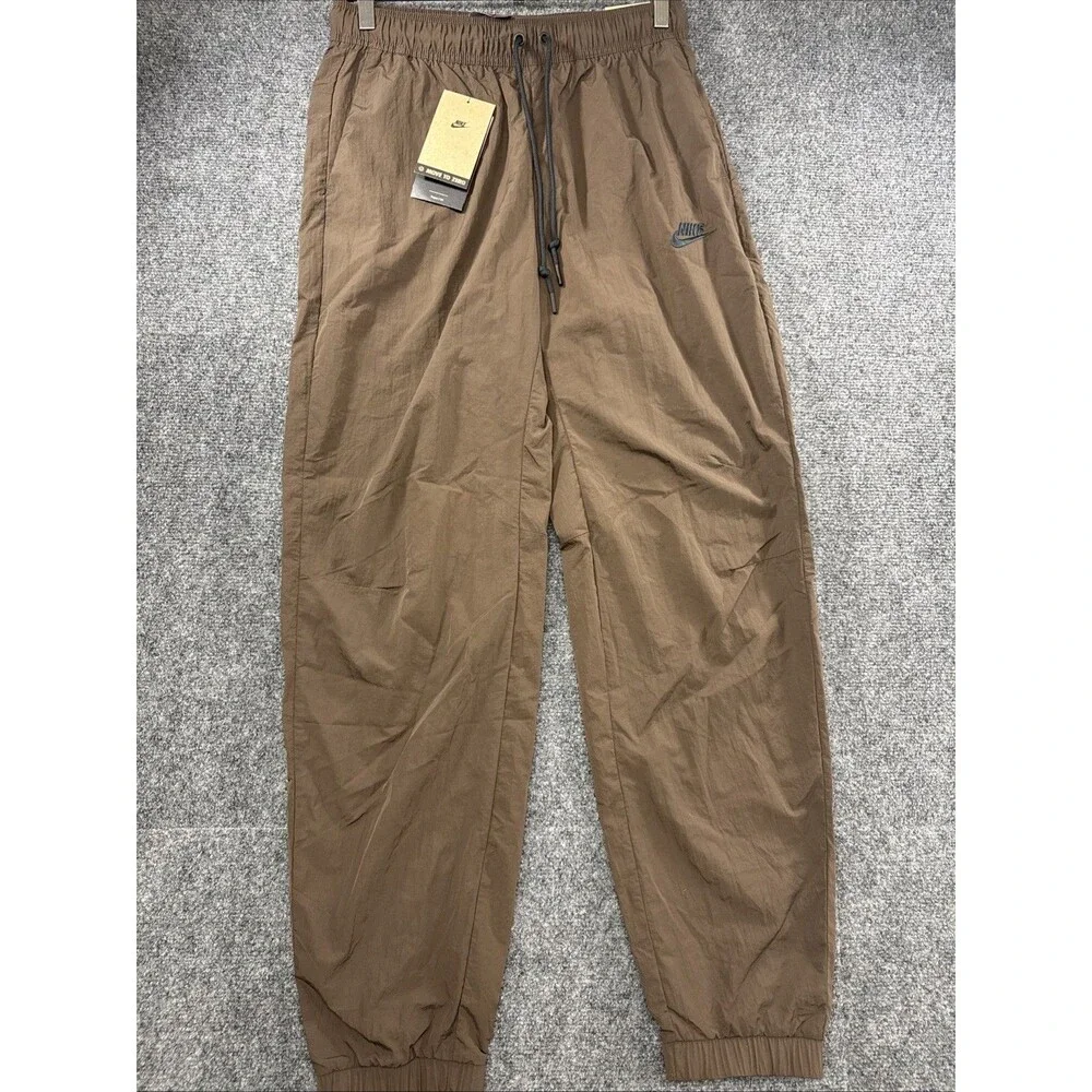 Nike Sportswear Woven Track Pants Brown Men’s Small NWT Move To Zero Joggers